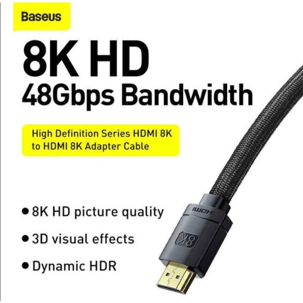 کابل HDMI باسئوس مدل High Defination 8K CAKGQ-K01 طول 2 متر