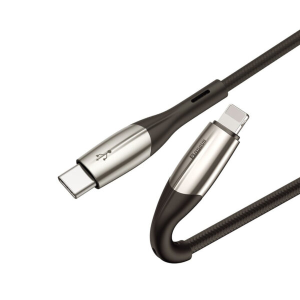 کابل تبدیل USB-C به لایتنینگ باسئوس مدل Horizontal Data Cable CATLSP-01 طول 1 متر