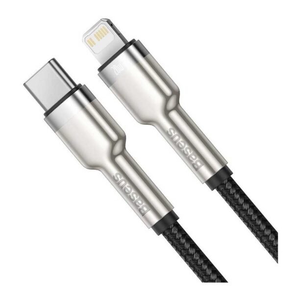 کابل تبدیل USB-C به لایتنینگ باسئوس مدل Cafule Series Metal Data CATLJK-A01 طول 1 متر