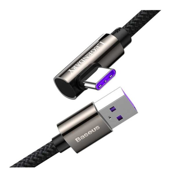 کابل USB به USB-C باسئوس مدل Legend Series Elbow CATCS-B01 طول 1 متر