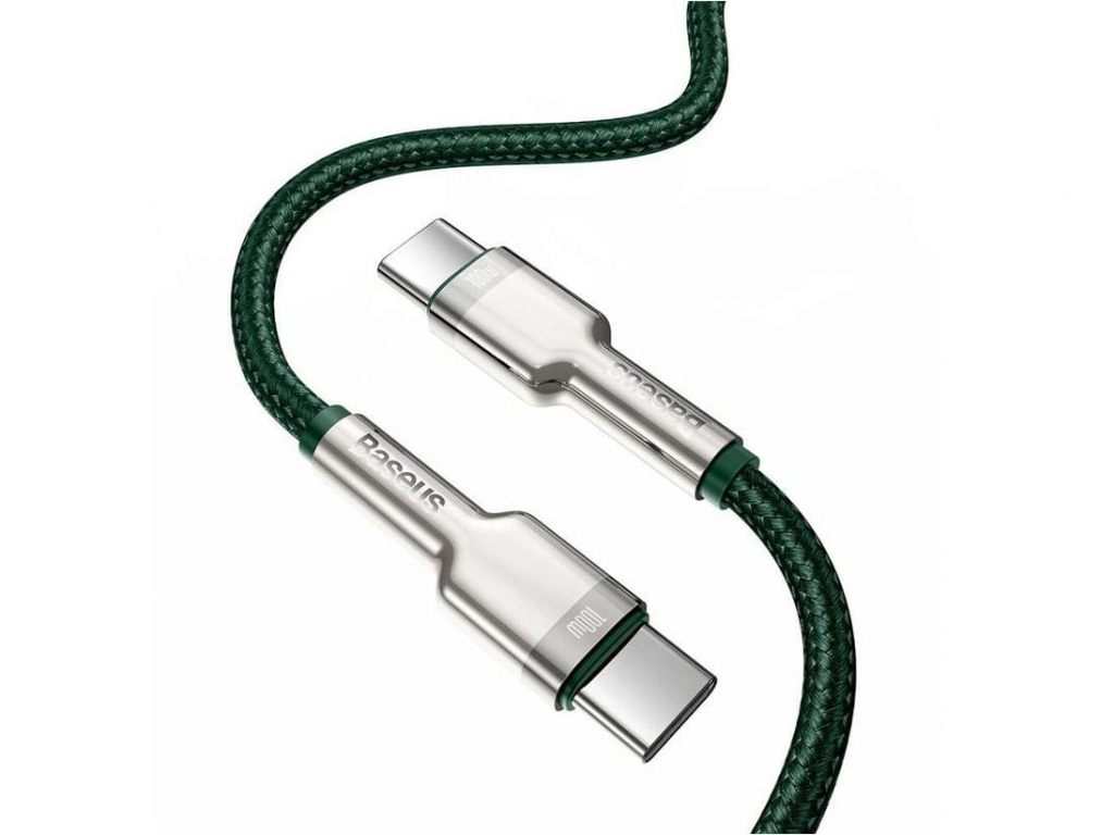 کابل USB-C باسئوس مدل Cafule Series Metal Data CATJK-C06 (100W) طول 1 متر